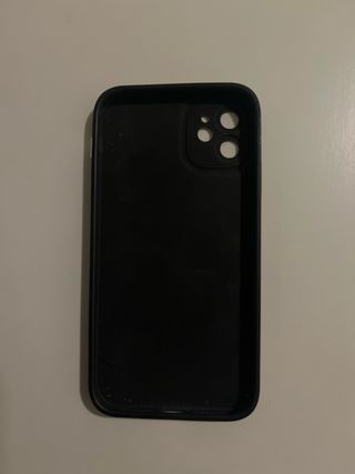 Funda negra iPhone 11 Mariposas y Frase motivadora