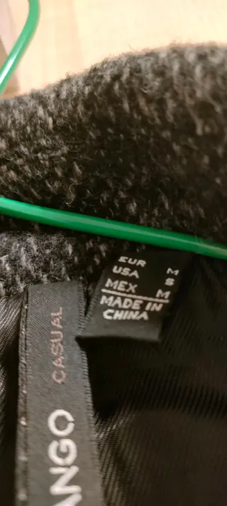 Chaqueta corta tweed gris y negra