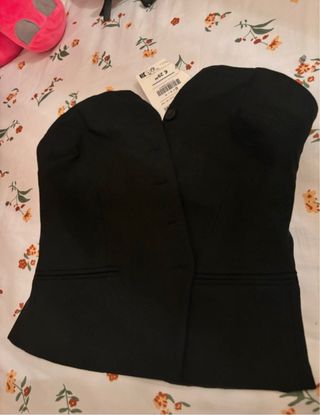 Pull&Bear Chaleco Negro Talla XS Nuevo con Etiquet