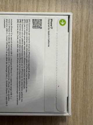 iPhone 17 Negro Nuevo Sin Abrir