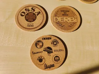 Posavasos Corcho Grabado Láser