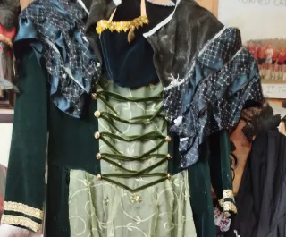 Costume Carnevale Nobiltà Austriaca Cortigiana