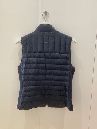 Chaleco de pluma Zara azul marino