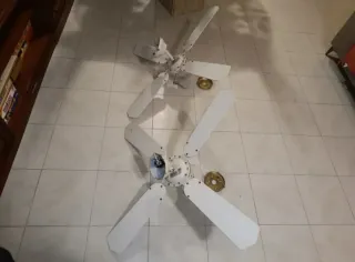 2 Ventiladores de Techo Blancos