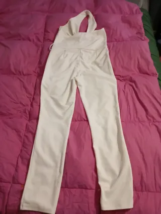 Mono halter blanco talla M No lleva forro interior