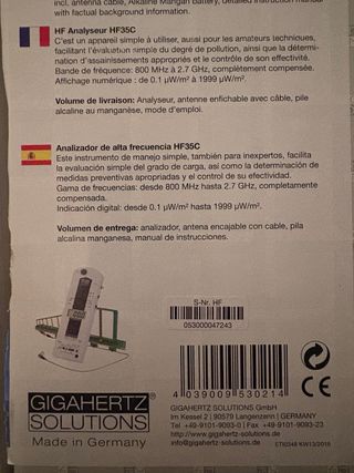 Gigahertz HF35C HF-Analizador