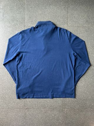 Polo Hugo Boss Manga Larga Azul Talla M
