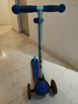 Patinete infantil 3 ruedas azul