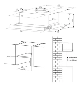 Campana extractora Ciarra nueva a estrenar.