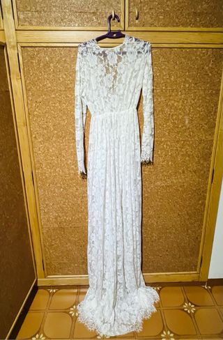 Vestido de encaje para maternidad