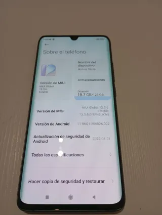 Xiaomi Mi Note 10 Lite 128gb