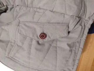 Chaquetón abrigo mujer gris