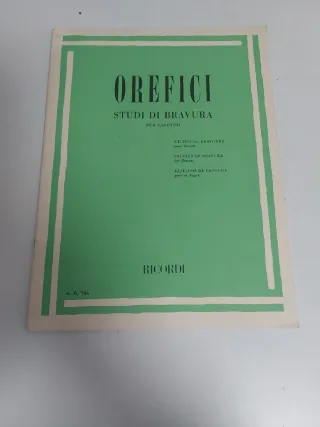 Libro de fagot Orefici Studi di Bravura