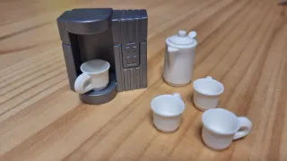 Playmobil Cafetera y Tazas