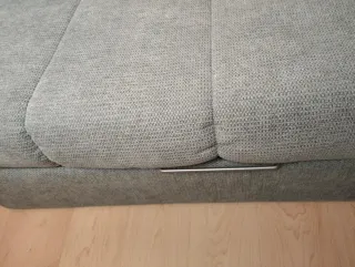 Sofá Cama Viscolástica verde/azulado de 120x190cms