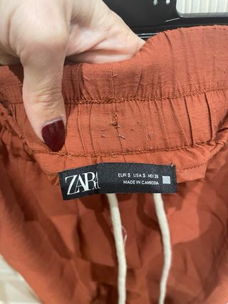 Pantalón naranja de vestir