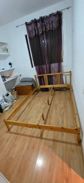 Estructura Cama Matrimonio Madera Ikea