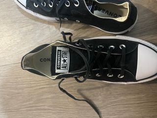 Converse Negros Plataforma