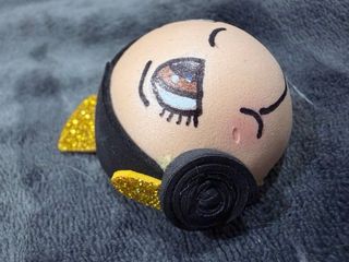 Pin cabeza fallera negra