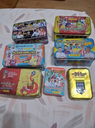Colección de latas Panini Adrenalyn XL