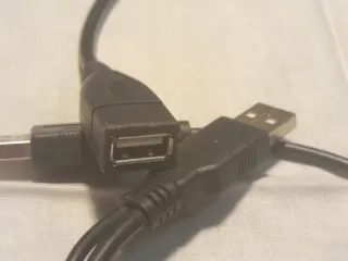 Cable USB Doble una entrada macho con dos salidas,