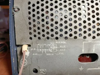 Radio Antigua Philips Mod. B3E03-A Gris y Verde