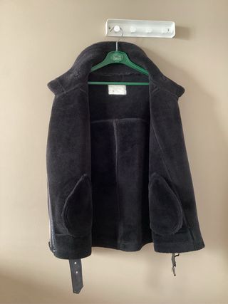 Cazadora Piel Negra “Zara” Talla M