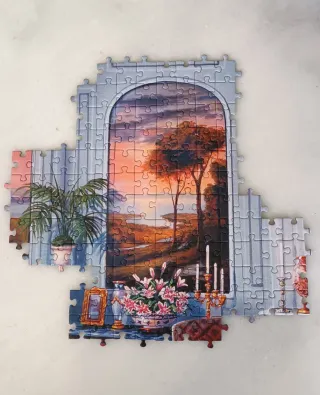 -> Puzzle Bluebird Romantic Reminiscence 1000 piez