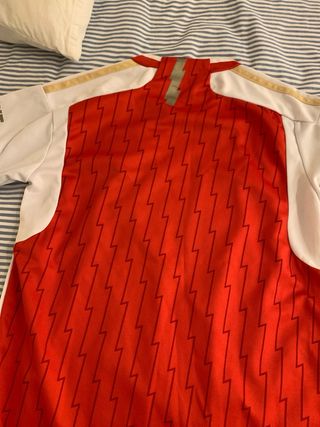 Camiseta Arsenal Adidas Roja y Blanca 11-12 Fake