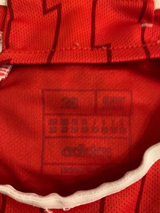 Camiseta Arsenal Adidas Roja y Blanca 11-12 Fake