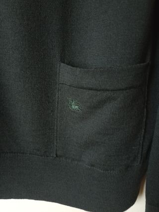 Cárdigan Burberry Verde Oliva Talla M