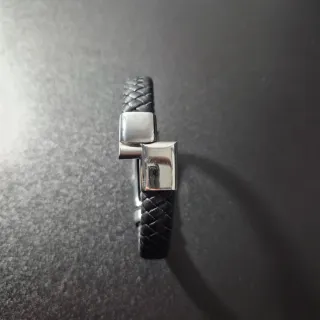 Pulsera Harley Davidson Cuero y acero