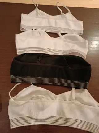 Pack 3 Sujetadores Niña. Talla 12-13