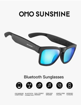 Gafas Inteligentes OHO Negro Cristal Azul nuevas