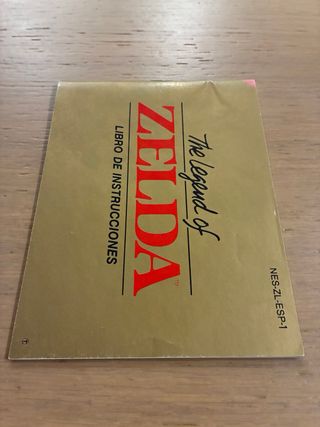 The Legend of Zelda NES Libro de Instrucciones
