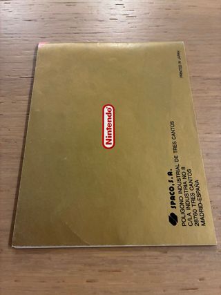 The Legend of Zelda NES Libro de Instrucciones