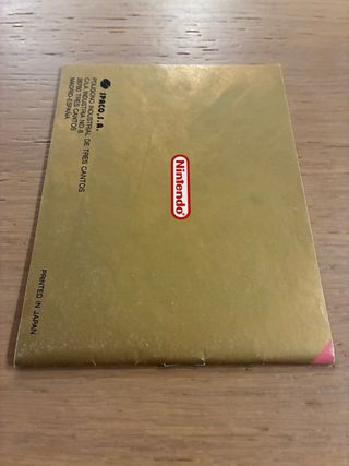 The Legend of Zelda NES Libro de Instrucciones