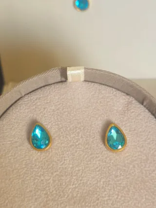 Set collana e orecchini acciaio inossidabile