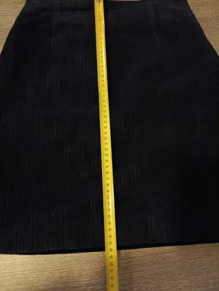 Gonna tubino Versace Jeans Couture velluto nera