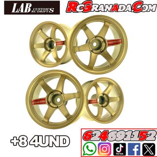 LLANTAS DRIFT LAB CUSTOM ́S TE37 +8 4UND