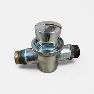 Grifo pulsador cromado