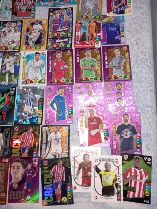 Lote cromos fútbol y mas