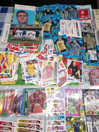 Lote cromos fútbol y mas