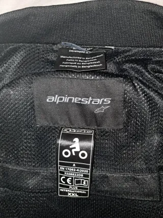 Chaqueta Moto Alpinestars Negra
