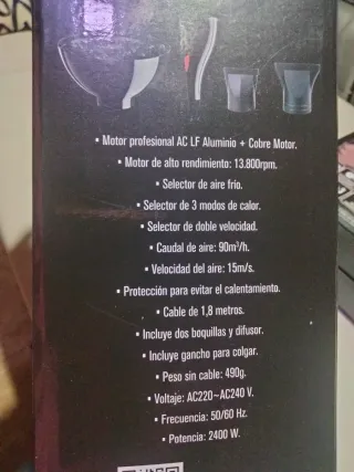 Secador de pelo GTI2600 Diffus Plus