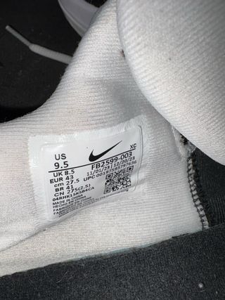 Zapatillas Nike GT Cut Academy Negras/Blancas