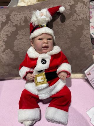 Bebé Reborn Traje Santa Claus
