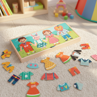 Juego Vestimenta Rompecabezas Montessori