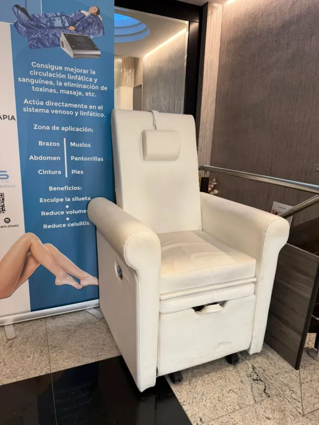 Sillon pedicura blanco