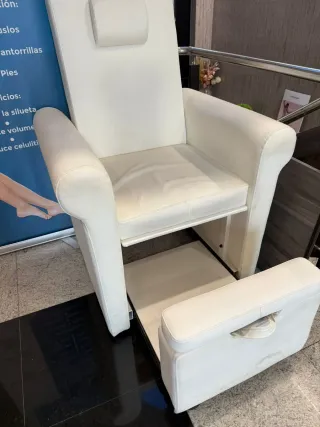Sillon pedicura blanco
